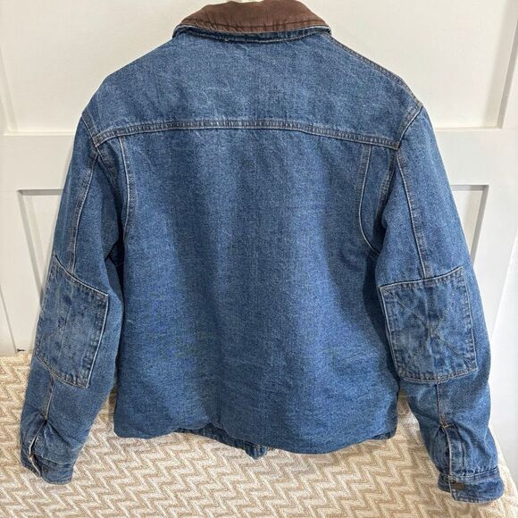 Vintage Wrangler Hero Warner Brothers Space Jam Quilted Jean Denim Jacket - Picture 5 of 9